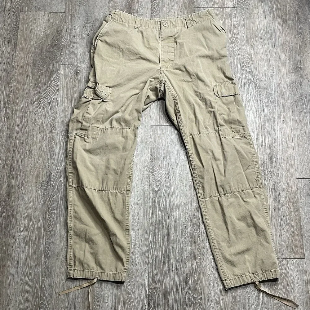 Combat Trousers Tactical Pants Mens Large Long Desert Military Cargo Baggy
